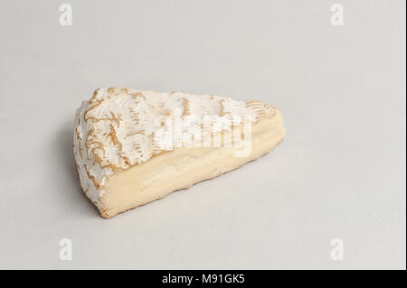 Fromage français végétarien Brie de Melun Banque D'Images