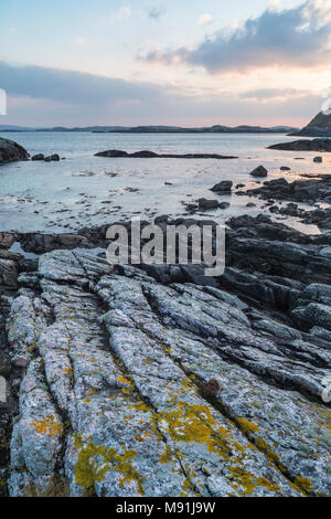 La plage de Valtos à Kneep sur l'île de Lewis dans les Hébrides extérieures. Banque D'Images