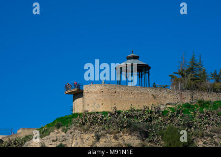 Ronda, Espagne. 19 janvier, 2018. Célèbre point de Ronda (Balcon del Conio). Banque D'Images