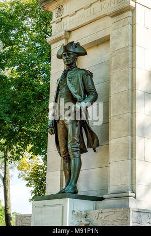 Le Commodore John Paul Jones Statue, West Potomac Park, 17th Street SW, Washington DC Banque D'Images