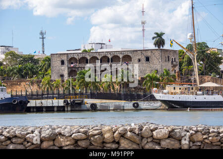 Alcázar de Don Diego Colón, Santo Domnigo, République Dominicaine Banque D'Images