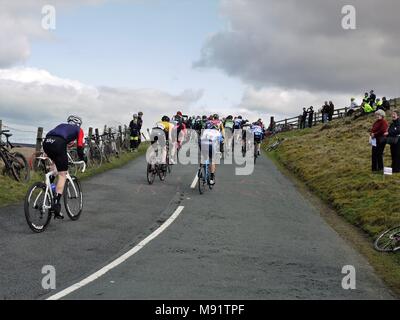 15 avril 2017, Chorley, Lancashire, Royaume-Uni. La course cycliste Grand Prix de Chorley Banque D'Images