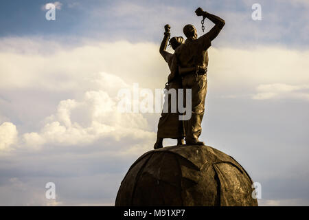 Les Herero et Nama Mémorial du Génocide dans la capitale namibienne Windhoek Banque D'Images