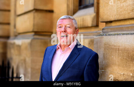 Oxford, UK. Mar 21, 2018. Alan Johnson à FT Week-end Festival littéraire d'Oxford. 21 Mars.Alan Johnson parle de Matthew Stadlen Oxford au Sheldonian Theatre. Richard Cave/Alamy Crédit : Richard Cave/Alamy Live News Banque D'Images