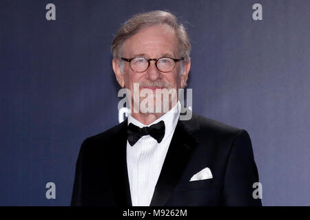 Rome, Italie. 21 mars, 2018. Steven Spielberg Roma 21/03/2018. Prix David di Donatello 2018 du 21 mars 2018 Rome. Cérémonie de remise des prix David di Donatello en 2018. Foto Samantha Zucchi Insidefoto insidefoto Crédit : srl/Alamy Live News Banque D'Images