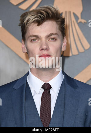 Hollywood, CA, USA. Mar 21, 2018. 21 mars 2018 - Hollywood, Californie - Levi Meaden. ''Soulèvement Pacifique'' Los Angeles Premiere tenue au Théâtre chinois de Grauman IMAX. Crédit photo : Birdie Thompson/AdMedia Crédit : Birdie Thompson/AdMedia/ZUMA/Alamy Fil Live News Banque D'Images