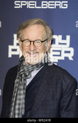 Rome, Italie. Mar 21, 2018. Steven Spielberg assiste à l'un joueur 'Prêt' photocall à l'Hôtel de Russie le 21 mars 2018 à Rome, Italie. | Verwendung weltweit/alliance photo Credit : dpa/Alamy Live News Banque D'Images