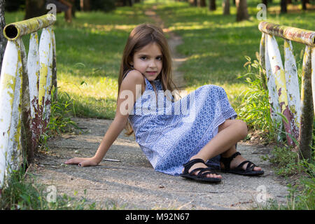 Tellement cute little girl Banque D'Images
