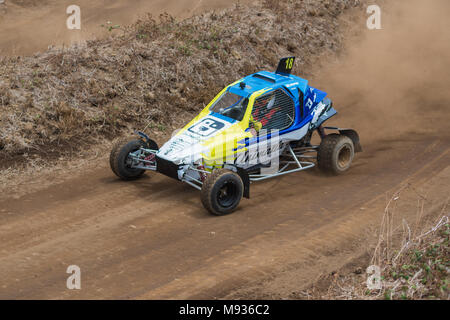 La Palma, Espagne - 10 septembre 2016 : kart cross à Villa de Mazo le 10 septembre 2016 à La Palma, îles de canaries, espagne. Banque D'Images