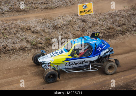 La Palma, Espagne - 10 septembre 2016 : kart cross à Villa de Mazo le 10 septembre 2016 à La Palma, îles de canaries, espagne. Banque D'Images