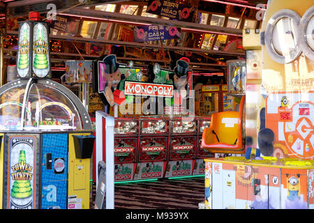 Station de jeux électroniques automatiques, hastings uk Banque D'Images