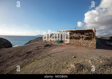 Bar Casa El Barba à Playa del Papagayo, Lanzarote, îles Canaries, Espagne Banque D'Images