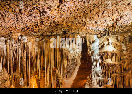 Blanchard Springs Caverns près de Mountain View, Arkansas, est administré par le US Forest Service. Banque D'Images