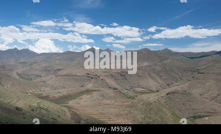 Montagnes d'été au Lesotho prises en 2015 Banque D'Images