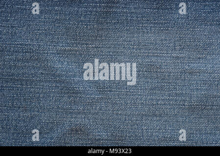 Vieux weatered texture denim bleu Banque D'Images