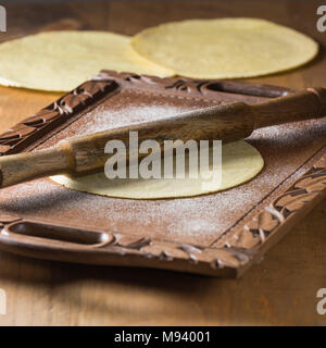 Chapatis. Pain sans Levain indien. L'alimentation de l'Inde Banque D'Images