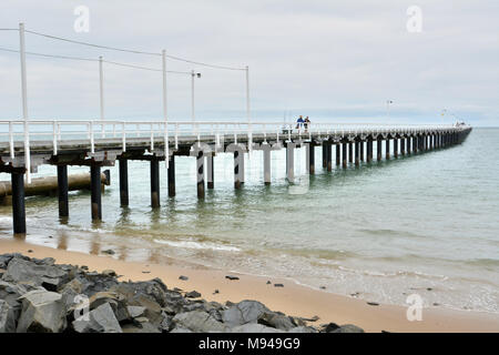 Urangan Pier à Hervey Bay, Queensland, Australie. Banque D'Images