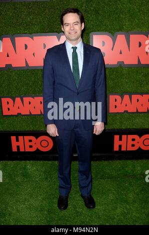 Los Angeles, CA, USA. Mar 21, 2018. Bill Hader aux arrivées de HBO'S BARRY Premiere, NeueHouse Hollywood, Los Angeles, CA, 21 mars 2018. Credit : Priscilla Grant/Everett Collection/Alamy Live News Banque D'Images