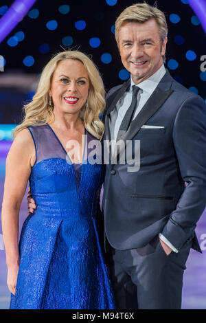 Londres, Royaume-Uni. 22 mars, 2018. Jayne Torvill et Christopher Dean - danse sur glace Vivre UK Tour s'ouvre à Londres le vendredi 23 mars pour la première nuit de l'UK Tour 2018 à la Wembley Arena. Crédit : Guy Bell/Alamy Live News Banque D'Images