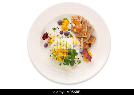 Tartare de céleri pomme au dessert Banque D'Images