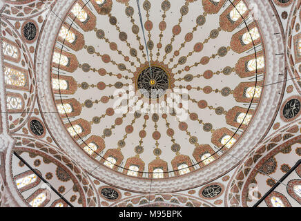 Vue de l'intérieur de la mosquée Schappelijk-i Cedid situé dans Uskudar Istanbul,Turquie,.03 Janvier 2018 Banque D'Images