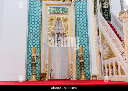 Vue de l'intérieur de la mosquée Schappelijk-i Cedid situé dans Uskudar Istanbul,Turquie,.03 Janvier 2018 Banque D'Images