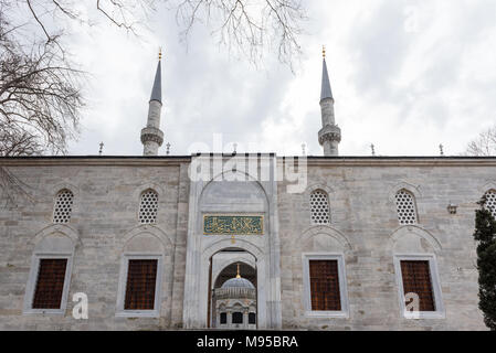 Vue extérieure de la mosquée Schappelijk-i Cedid situé dans Uskudar Istanbul,Turquie,.03 Janvier 2018 Banque D'Images