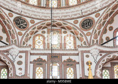 Vue de l'intérieur de la mosquée Schappelijk-i Cedid situé dans Uskudar Istanbul,Turquie,.03 Janvier 2018 Banque D'Images