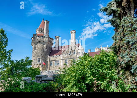 Célèbre château de Casa Loma à Toronto, Canada Banque D'Images