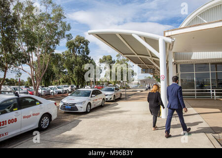 Wagga Wagga aéroport domestique dans les New South Wales, Australie Banque D'Images