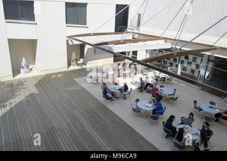 Barcelone, Espagne, Fondation Joan Miro Banque D'Images