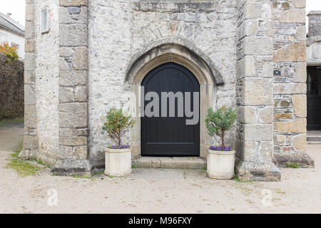 Chapelle Saint-Laurent à Ashburton Devon, qui était auparavant une chapelle chantry et, par la suite, une école de grammaire et est maintenant un centre communautaire Banque D'Images