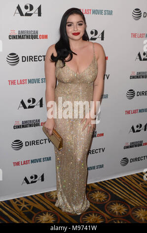 Hollywood, CA. Mar 22, 2018. Ariel Winter à la dernière star de cinéma Premiere à l'Egyptian Theatre d'Hollywood, Californie . 22 mars, 2018. Crédit : David Edwards/media/Alamy Punch Live News Banque D'Images