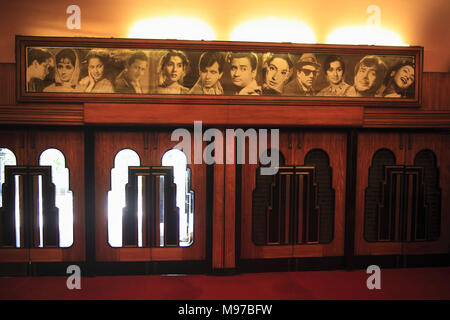 Art Deco interiors, Liberty Cinema, Movie theater, Art Deco, Marine Lines,  Bombay, Mumbai, Maharashtra, India, Asia Stock Photo - Alamy