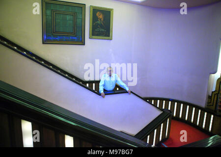 Art Deco interiors, Liberty Cinema, Movie theater, Art Deco, Marine Lines,  Bombay, Mumbai, Maharashtra, India, Asia Stock Photo - Alamy