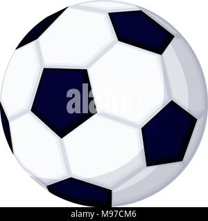 Balle de football soccer Cartoon icône. Illustration de Vecteur