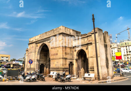 Porte du Old Delhi Ahmedabad. Site du patrimoine de l'UNESCO au Gujarat, État de l'Inde Banque D'Images