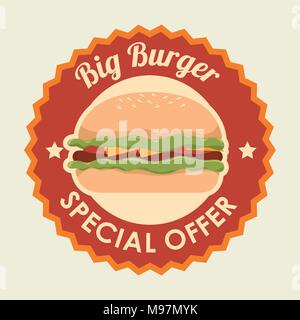 La nourriture délicieuse et rapide, design graphique illustration vectorielle Illustration de Vecteur