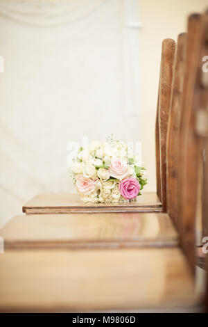 Superbes fleurs pour un mariage exquis Banque D'Images