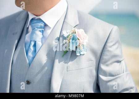 Superbes fleurs pour un mariage exquis Banque D'Images