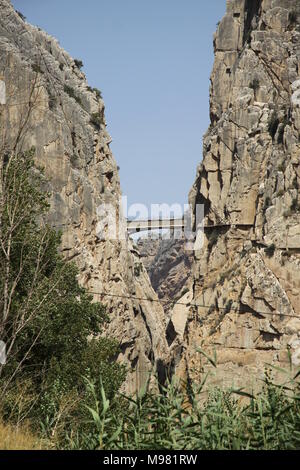 Canyon de caminito del Rey Banque D'Images