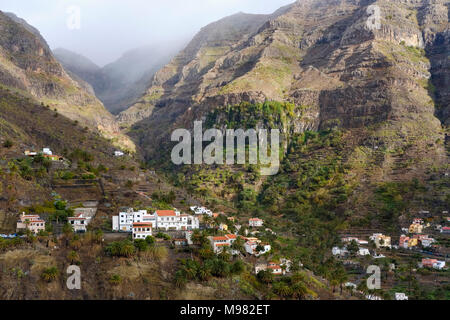 Lomo del Balo, Valle Gran Rey, La Gomera, Kanarische Inseln, Spanien Banque D'Images