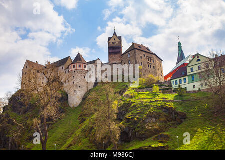 Château de Loket en République tchèque - voyage et de l'architecture magnifique destination Banque D'Images