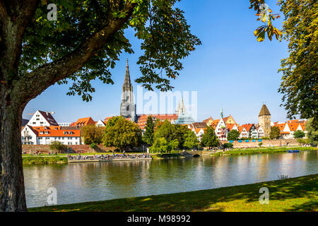 Allemagne, Bade-Wurtemberg, Ulm, Ulm et Danube Banque D'Images