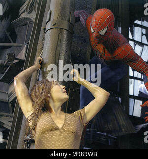 SPIDER-MAN 2 - 2004 Marvel/Columbia Pictures film avec Tobey Maguire et Kirsten Dunst Banque D'Images