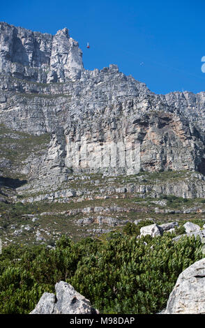 Téléphérique de la Montagne de la table au Cap, Afrique du Sud Banque D'Images