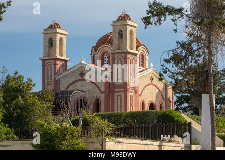 À côté de l'église Georgios Grivas memorial sur la route de Coral Bay, Paphos, Chypre, Méditerranéenne Banque D'Images