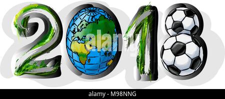 La coupe du championnat du monde Illustration de Vecteur