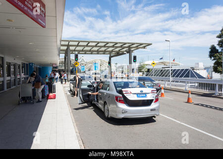Niveau de départ à l'aéroport de Sydney Kingsford Smith, Mascot, Sydney, New South Wales, Australia Banque D'Images