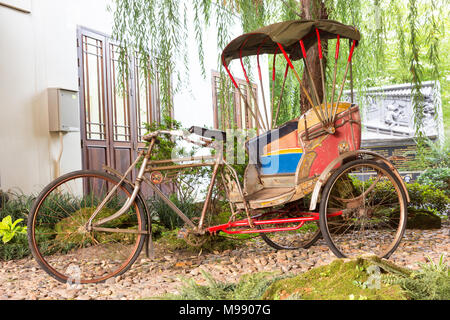 Tricycle dans le jardin public Banque D'Images